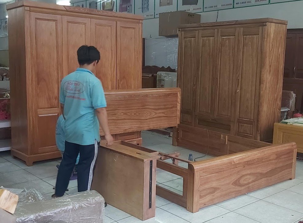 Giường Gỗ Sồi TPHCM