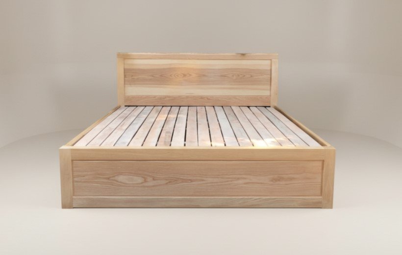 Giường Ngủ Gỗ Sồi Nga