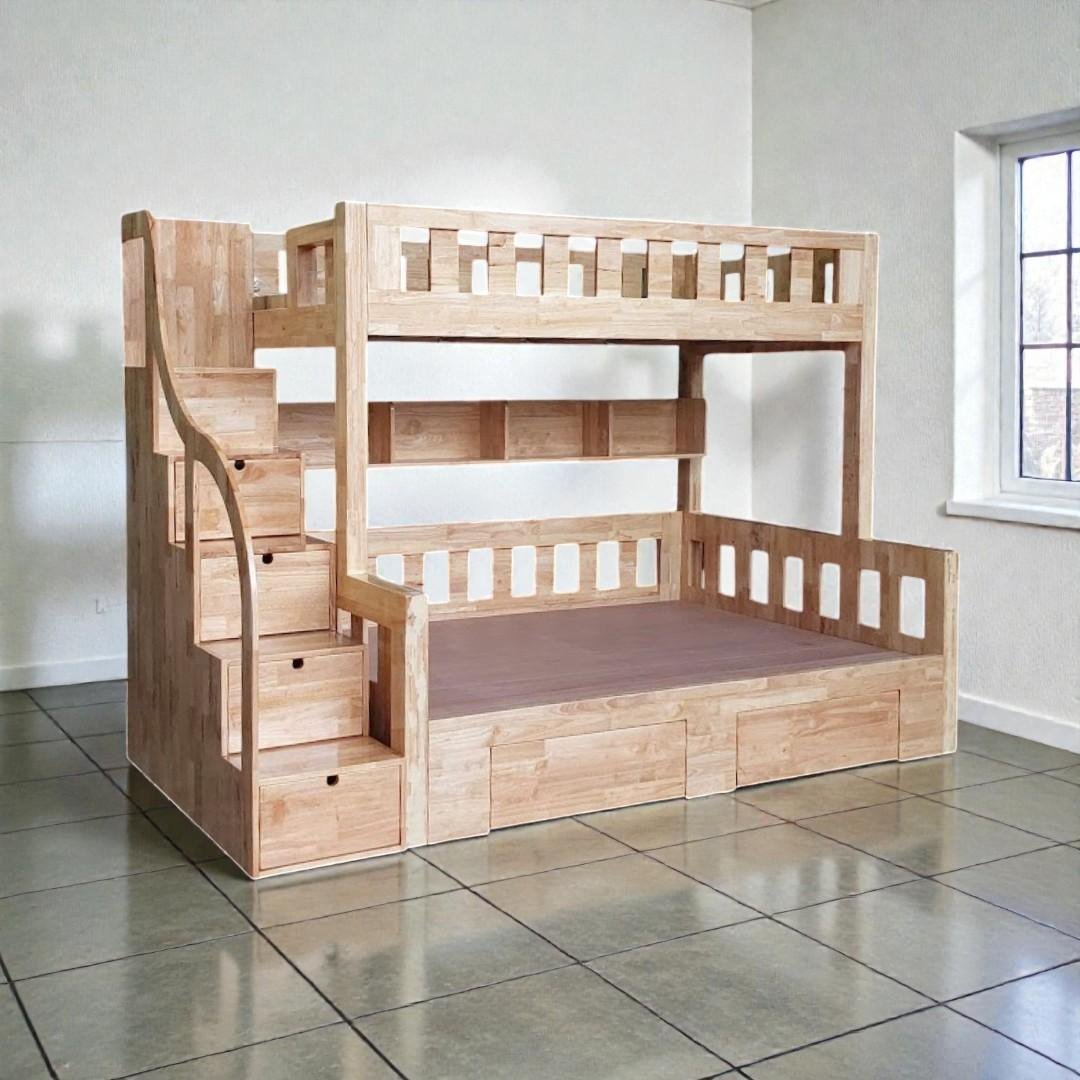 So sánh các loại gỗ làm giường tầng phổ biến hiện nay