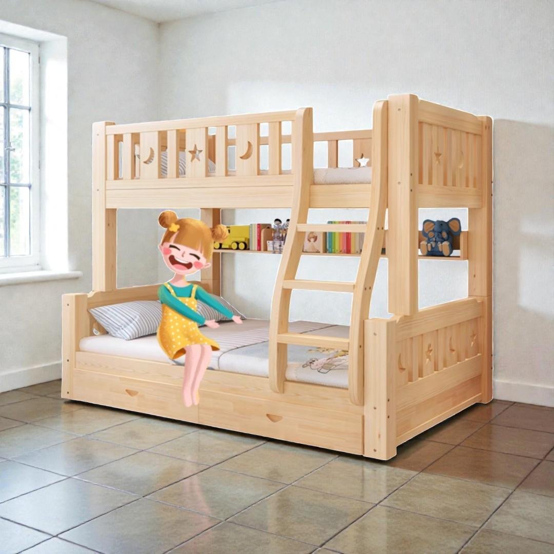 So sánh các loại gỗ làm giường tầng phổ biến hiện nay