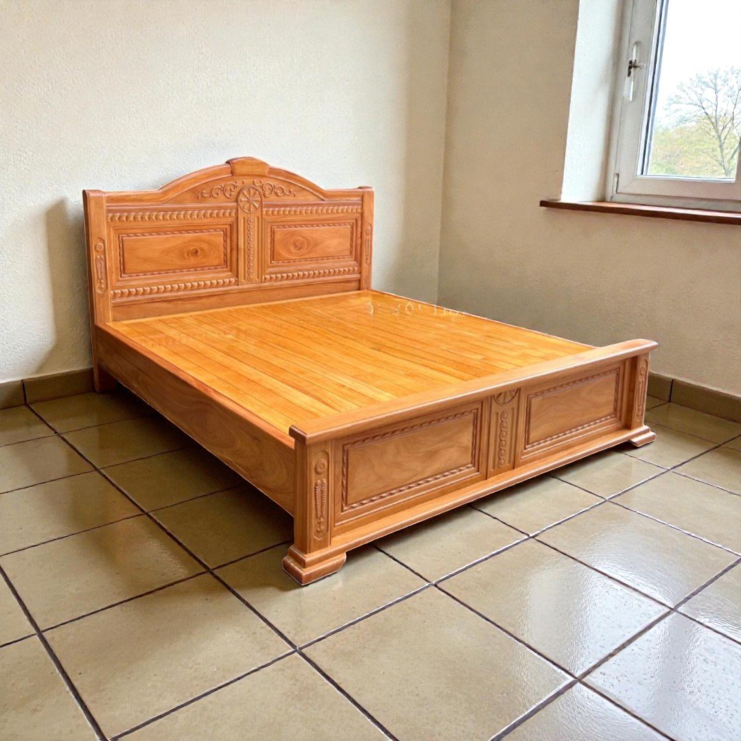 Giường Ngủ Cao Cấp: Top Mẫu Đẹp, Bền, Sang Trọng Nhất 2026 18 Giường ngủ cao cấp gỗ tự nhiên