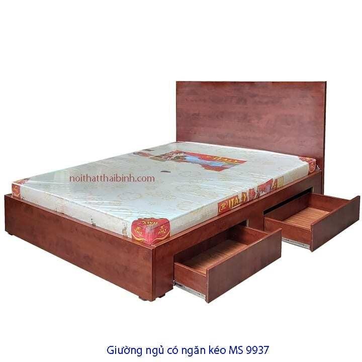 Giường ngủ có ngăn kéo đẹp MS 9937 1 Giường ngủ có ngăn kéo đẹp MS 9937