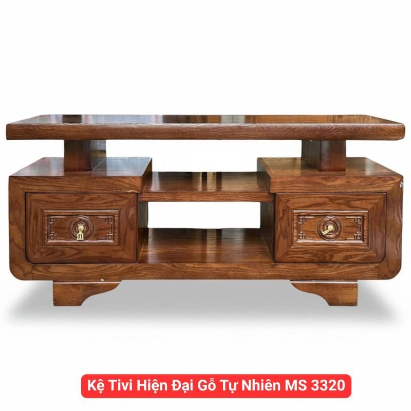 Kệ Tivi Hiện Đại Gỗ Tự Nhiên MS 3320 Kệ Tivi Hiện Đại Gỗ Tự Nhiên MS 3320