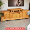 Kệ tivi gỗ gõ đỏ tự nhiên MS 3361 3 Kệ tivi gỗ gõ đỏ tự nhiên MS 3361