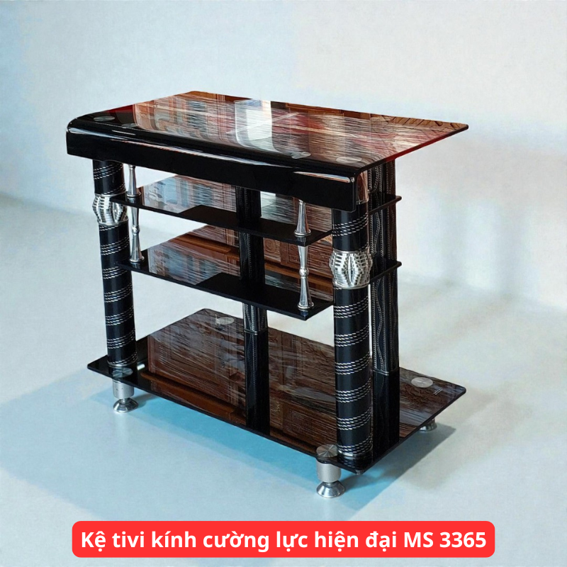 Kệ tivi kính cường lực hiện đại MS 3365 1 Kệ tivi kính cường lực hiện đại MS 3365