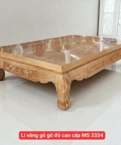 Li văng gỗ gõ đỏ cao cấp MS 3334