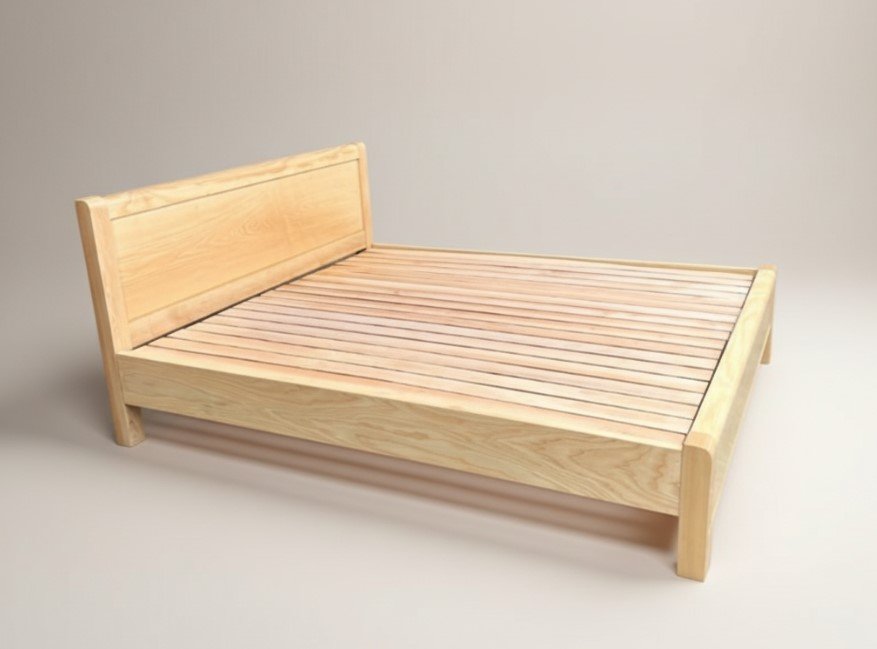 Mẫu Giường Gỗ Sồi Đẹp