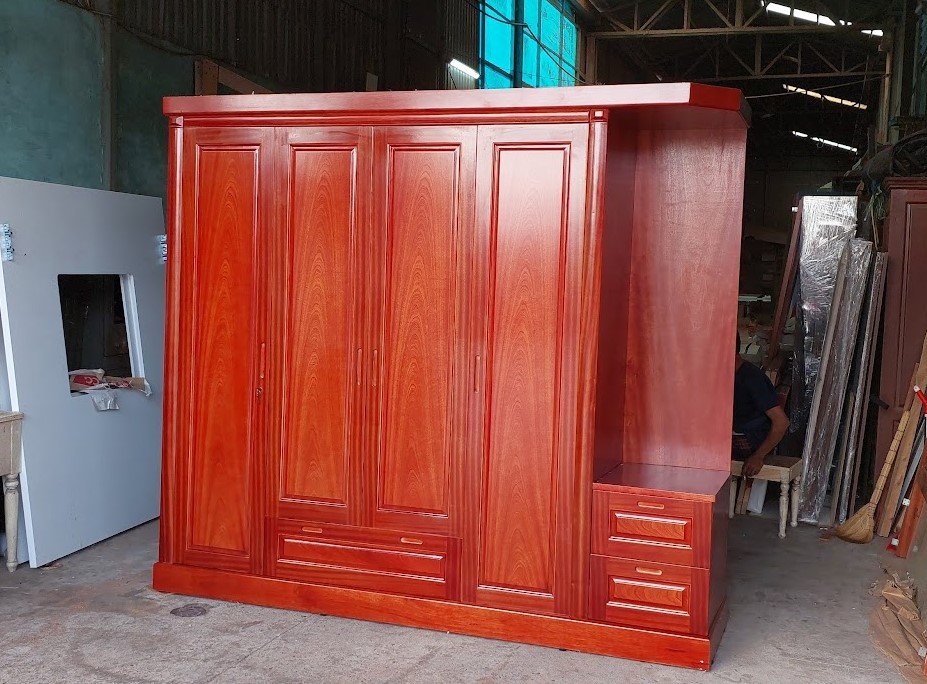 Mẫu Tủ Gỗ 4 Cánh Đẹp