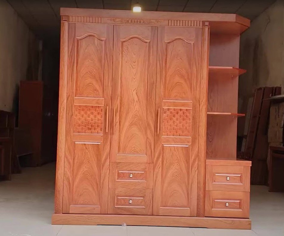 Mẫu Tủ Gỗ 4 Cánh Đẹp