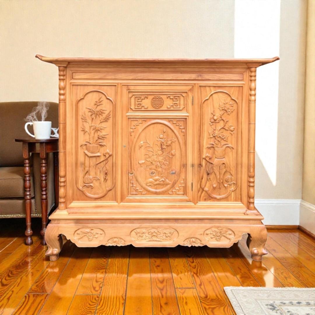 Bàn thờ gia tiên đẹp hiện đại