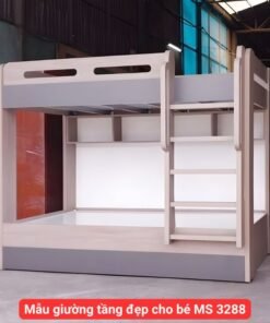 Mẫu giường tầng đẹp cho bé MS 3288