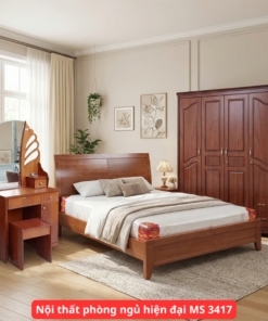 Combo giường tủ phòng ngủ MS 3417