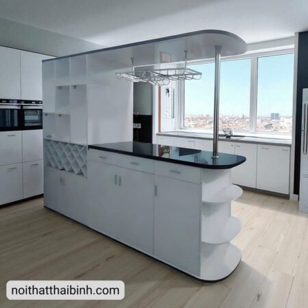 Quầy Bar đa năng sang trọng MS 3251