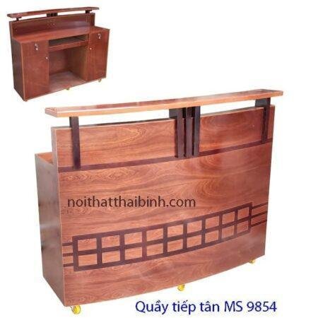 Quầy lễ tân đẹp tphcm MS 9854 Giá 1m4 = 4.900.000