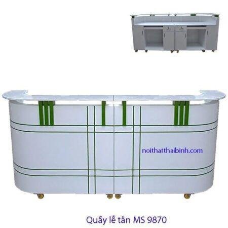 Quầy lễ tân lắp ghép MS 9870 Giá bán = 8.400.000