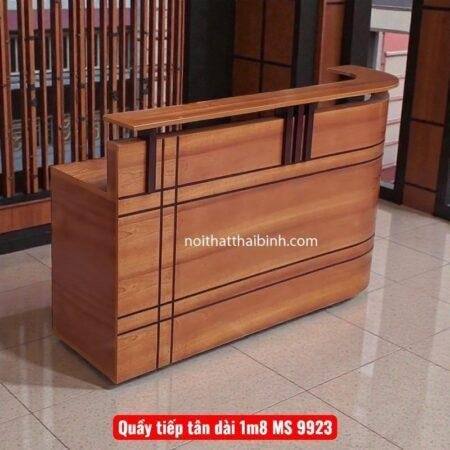 Quầy tiếp tân dài 1m8 MS 9923