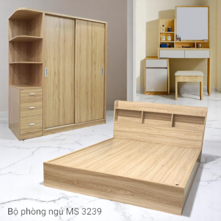 Bộ giường ngủ hiện đại MS 3239