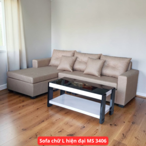 Sofa phòng khách hiện đại MS 3402 Sofa chữ L hiện đại MS 3406