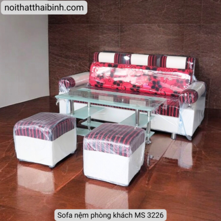Sofa kéo ra thành giường ngủ MS 3398 Bộ salon nệm cao cấp MS 3226