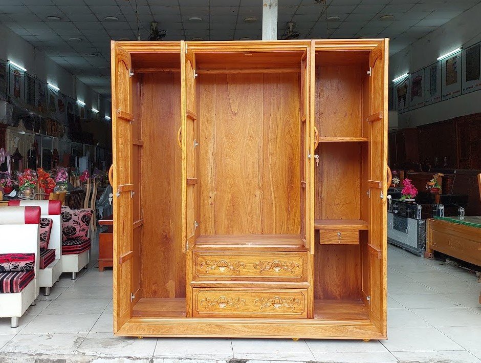 Tủ Gỗ 4 Cánh