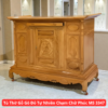 Tủ Thờ Gỗ Gõ Đỏ Tự Nhiên Chạm Chữ Phúc MS 3347