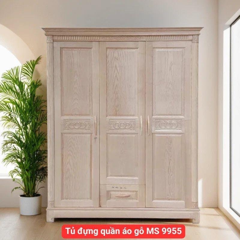 Tủ đựng quần áo gỗ MS 9955 1 Tủ đựng quần áo gỗ MS 9955