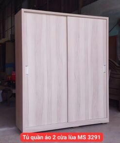 Tủ quần áo 2 cửa lùa MS 3291