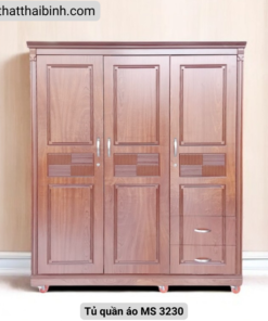 Tủ Quần Áo 3 Cánh Gỗ Công Nghiệp MS 3230