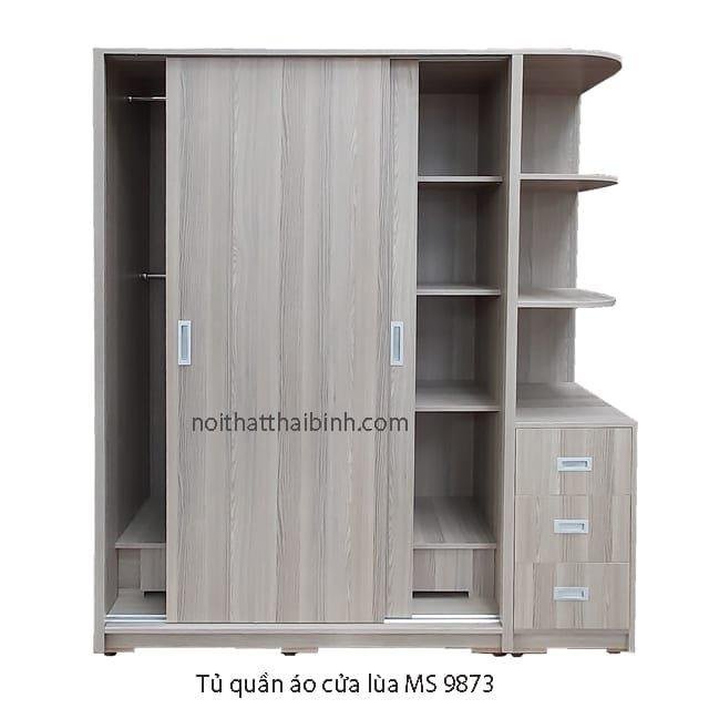 Tủ quần áo cửa lùa 2 cánh MS 9873 Giá bán = 8.000.000 đ 1 Tủ quần áo cửa lùa 2 cánh MS 9873 Giá bán = 8.000.000 đ