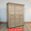 Tủ quần áo gỗ sồi MS 9751 3 Tủ quần áo gỗ sồi MS 9751