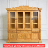Tủ rượu gỗ gõ đỏ tự nhiên sang trọng MS 3359 Tủ rượu gỗ gõ đỏ tự nhiên sang trọng MS 3359