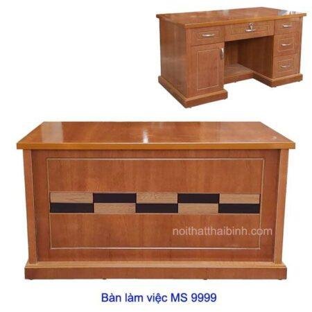Bàn làm việc văn phòng cao cấp MS 9999 Giá bán = 4.800.000 đ - Tặng 1 ghế bàn làm việc