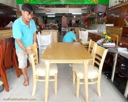 Bộ bàn ghế ăn giá rẻ MS 9853 11 Bộ bàn ghế ăn giá rẻ MS 9853