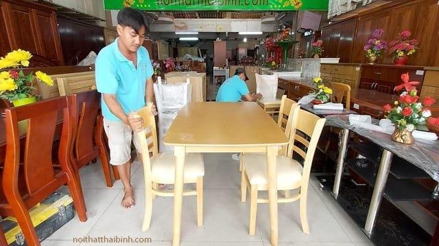 Bộ bàn ghế ăn giá rẻ MS 9853 6 Bộ bàn ghế ăn giá rẻ MS 9853 - Ảnh 6