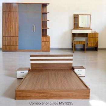 Combo phòng ngủ gỗ công nghiệp MS 3235