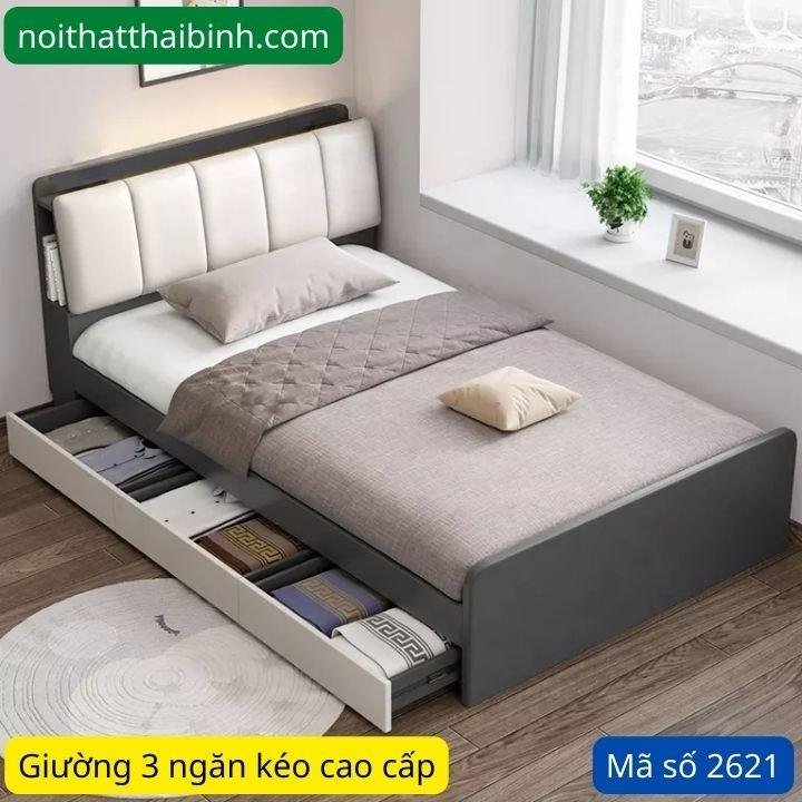 Giường ngủ 3 ngăn kéo MS 2621 1 Giường ngủ 3 ngăn kéo MS 2621