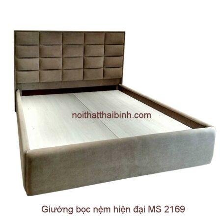 Giường bọc nệm hiện đại MS 2169
