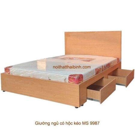 Giường ngủ cao cấp có hộc kéo MS 9987 Giá bán = 5.500.000 đ