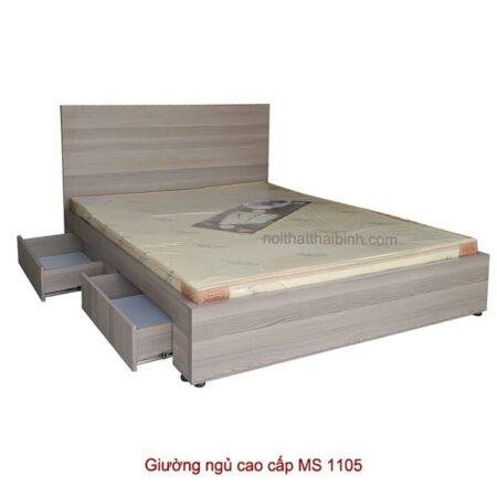 Giường ngủ có hộc kéo bên hông MS 1105 Giá bán = 5.500.000 đ