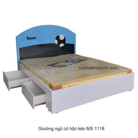 Giường ngủ có ngăn kéo MS 1118 Giá bán = 5.500.000 đ