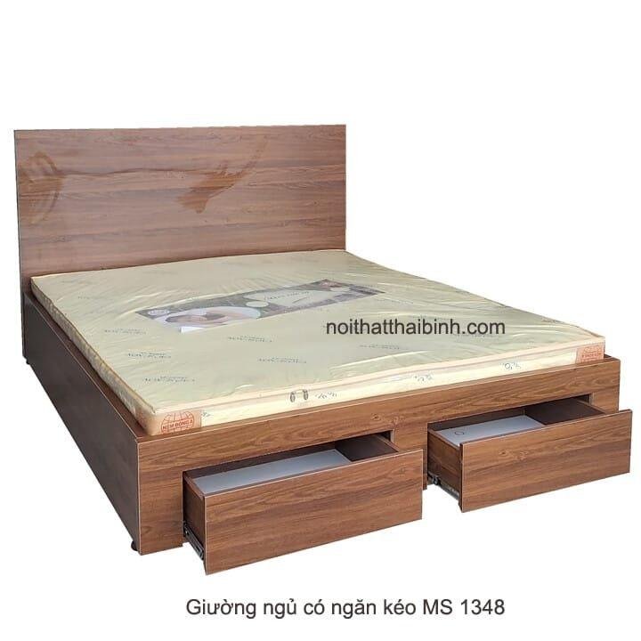 Giường ngủ có ngăn kéo Tphcm MS 1348 Giá bán= 6.000.000đ giảm còn= 5.000.000đ Giường ngủ có ngăn kéo Tphcm MS 1348 Giá bán= 6.000.000đ giảm còn= 5.000.000đ