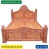 Giường gỗ gõ đỏ cao cấp MS 2710 12 Giường gỗ gõ đỏ cao cấp MS 2710