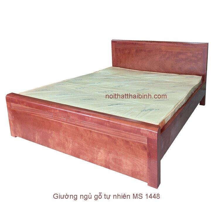 Giường ngủ gỗ tự nhiên MS 1448 Giá bán= 9,500,000đ giảm còn= 7,500,000đ 1 Giường ngủ gỗ tự nhiên MS 1448 Giá bán= 9,500,000đ giảm còn= 7,500,000đ