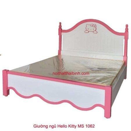 Giường ngủ Hello Kitty màu hồng MS 1062 Giá bán = 6.600.000 đ