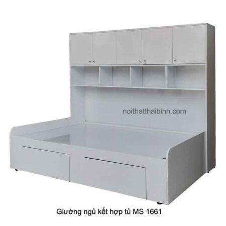 Giường kết hợp tủ MS 1661 Giá bán= 11,500,000đ giảm còn= 9,500,000đ
