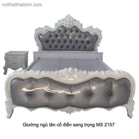 Giường ngủ tân cổ điển sang trọng MS 2157