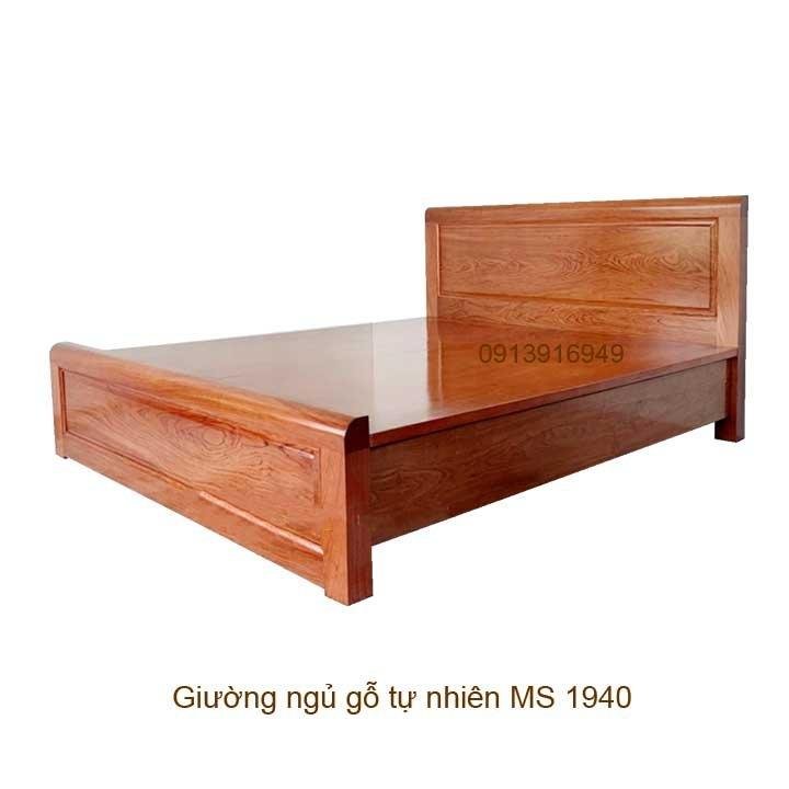 Giường ngủ vạt phản gỗ tự nhiên MS 1940 1 Giường ngủ vạt phản gỗ tự nhiên MS 1940