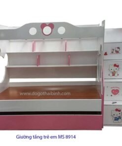 Giường tầng gỗ thông tự nhiên MS 3282