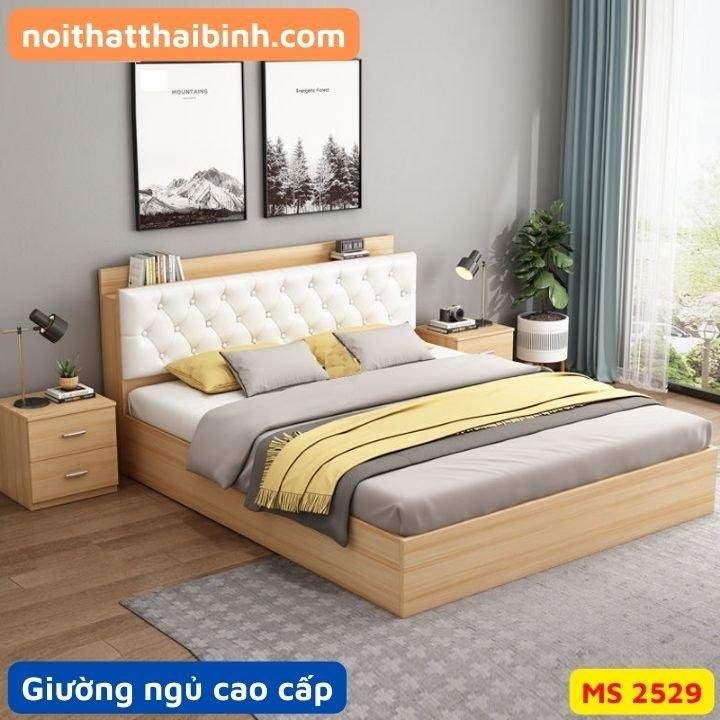 Giường ngủ cao cấp MS 2529 Giường ngủ cao cấp MS 2529
