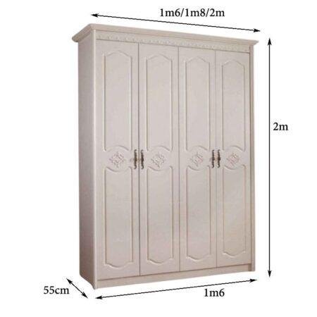 Tủ áo quần cao cấp MS 6343